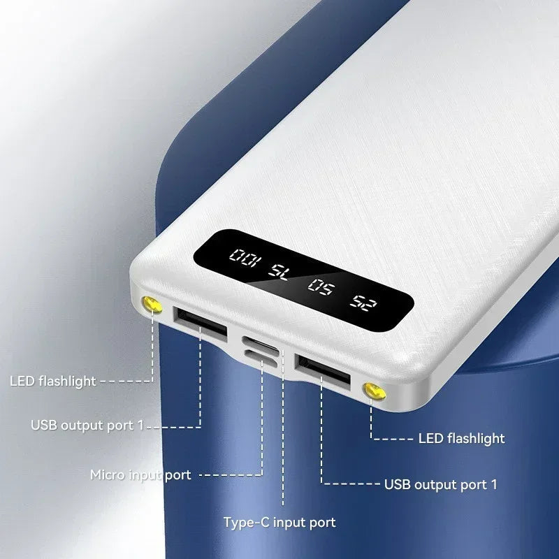 Tidesmit 200000mAh Portable Power Bank - 120W Fast Charging PD Battery Tidesmit