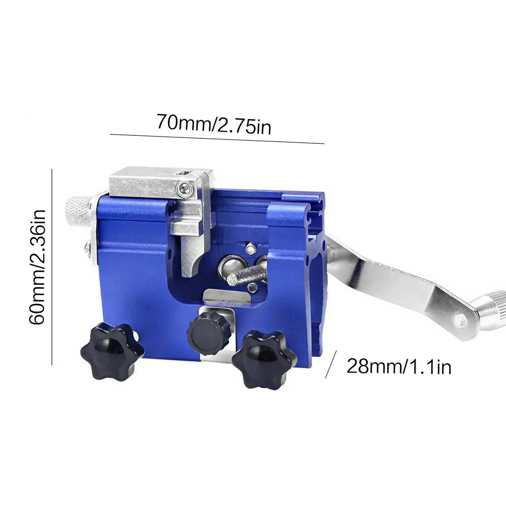 Portable Chainsaw Sharpener Manual Chain Sharpening Kit with Burr Stone Ideal for Lumberjacks and Gardeners