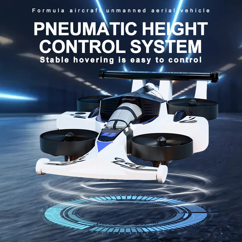 Remote Control Drone Car 2-in-1 Flying Vehicle - White, Green, Purple Tidesmit