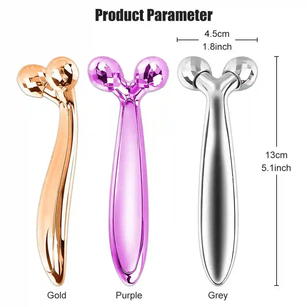 3D Face Roller Massager for Skin Lifting, Tightening, and Contouring Massage Roller Tidesmit