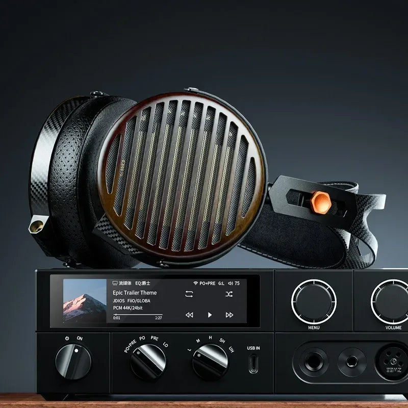 FiiO FT7 Open-Back Planar Headphones | 106mm Carbon Diaphragm | Tidesmit Tidesmit