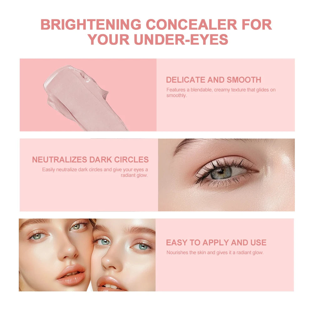 Tidesmit Lakerain hydrating under eye concealer cream for dark circles medium correction shade texture close-up