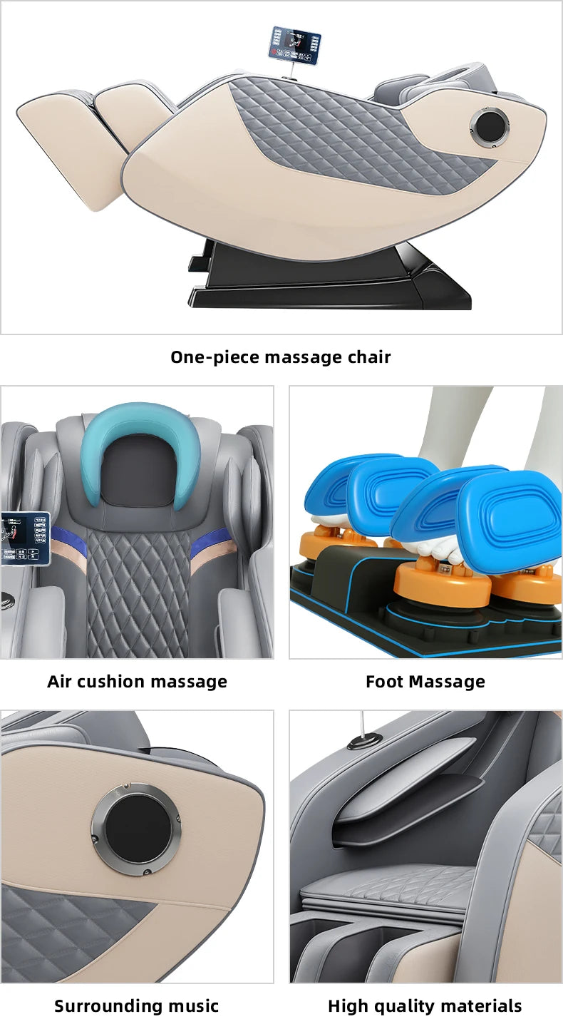 Full Body Massage Chair with Heat Therapy and Airbag Compression Massage Chairs Tidesmit