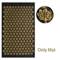 Acupressure Massage Mat for Back Relief – Lotus Spike Cushion Set Back Massage Instrument Mat Gold Tidesmit
