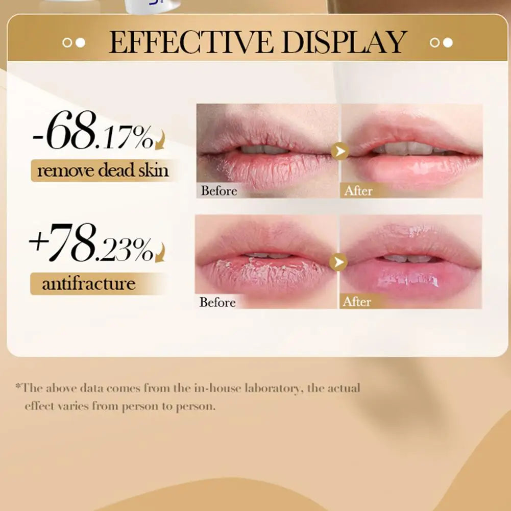 Collagen Lip Balm for Dry Lips - Deep Moisturizing Treatment by Tidesmit Lip Care Tidesmit