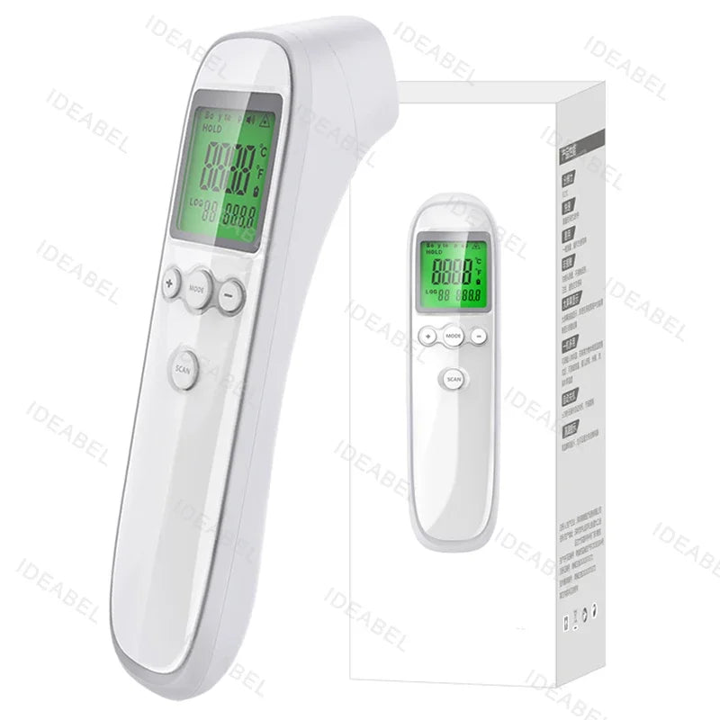 Digital Blood Pressure Monitor Wrist Tensiometer Electronic Sphygmomanometer Tonometer with LCD Forehead Digital Thermometer