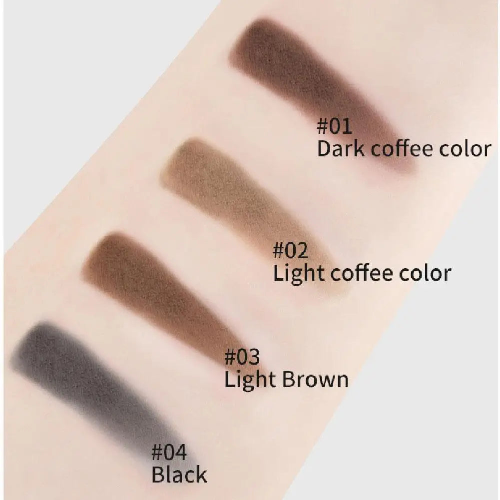 Tidesmit 4-color hairline powder for instant root touch-up and grey hair coverage in a convenient face makeup compact