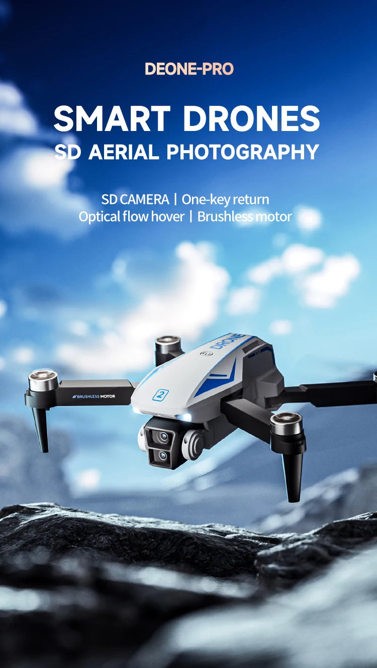 4K Camera Drone - M2 Foldable Quadcopter with Optical Flow Tidesmit