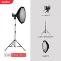 Godox SL100D LED Video Light 100W 5600K Bowens Mount Studio Kit SL100D Kit 8 Tidesmit