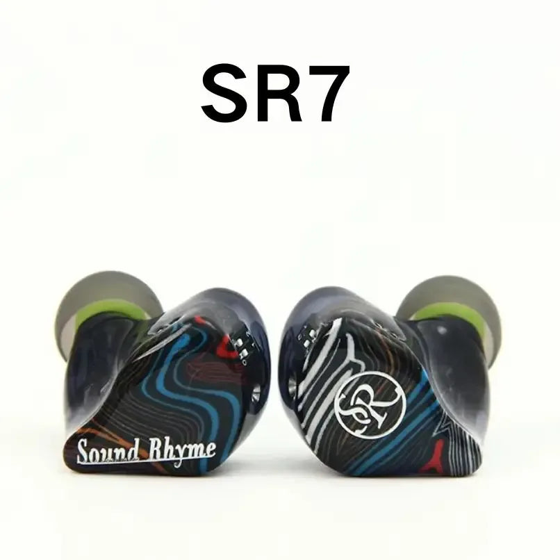7-Driver Hybrid IEM Earphones 1DD+6BA Tuning Switches Tidesmit Tidesmit