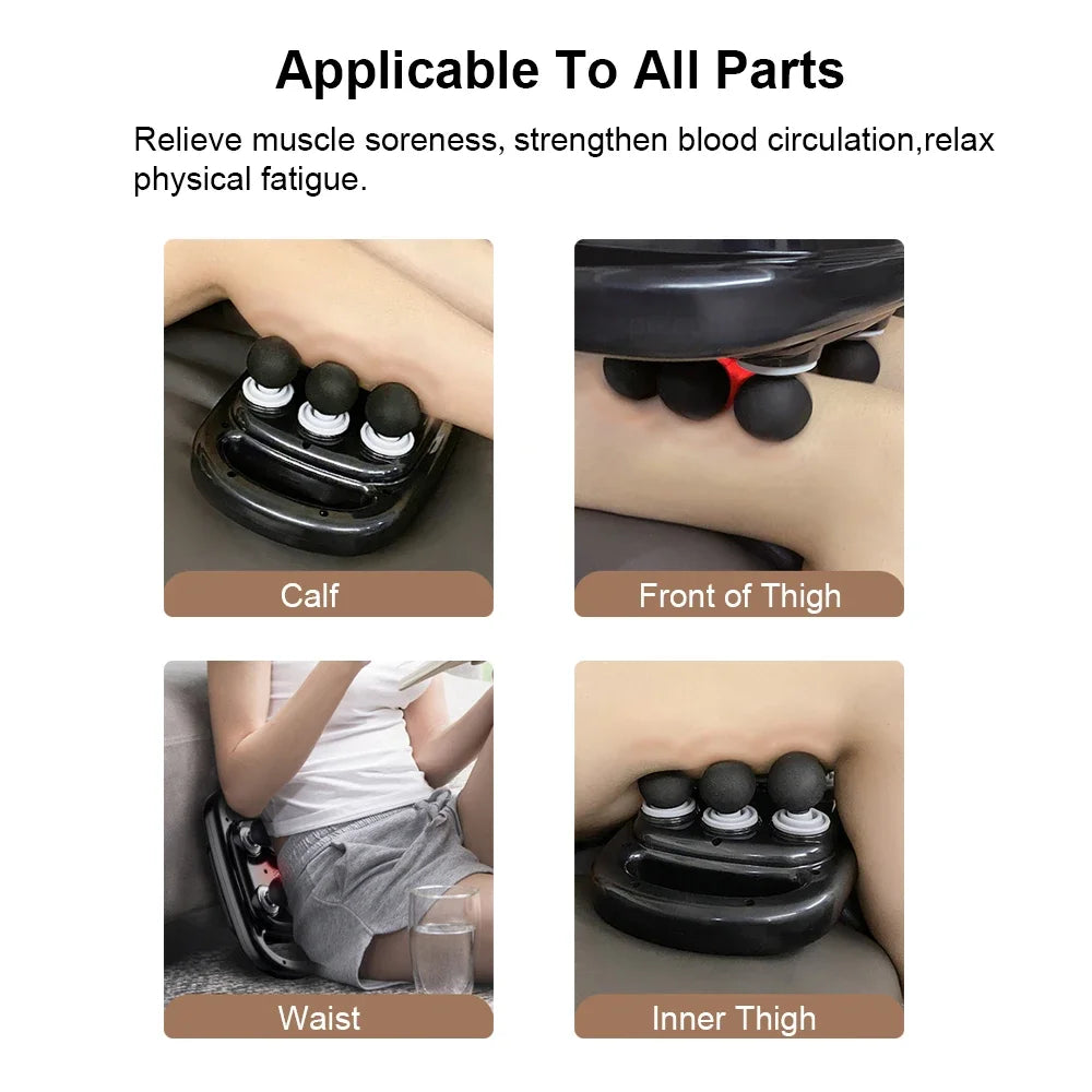 Fascia Gun Muscle Massager - 6 Massage Heads - Deep Tissue Tool Fascia Gun Tidesmit