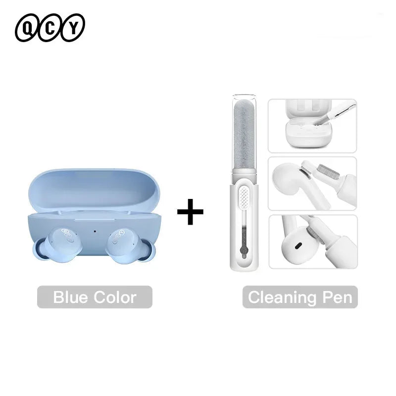 Tidesmit Wireless Earbuds Bluetooth 5.3 TWS Headphones 26H Playtime Blue with Pen Tidesmit