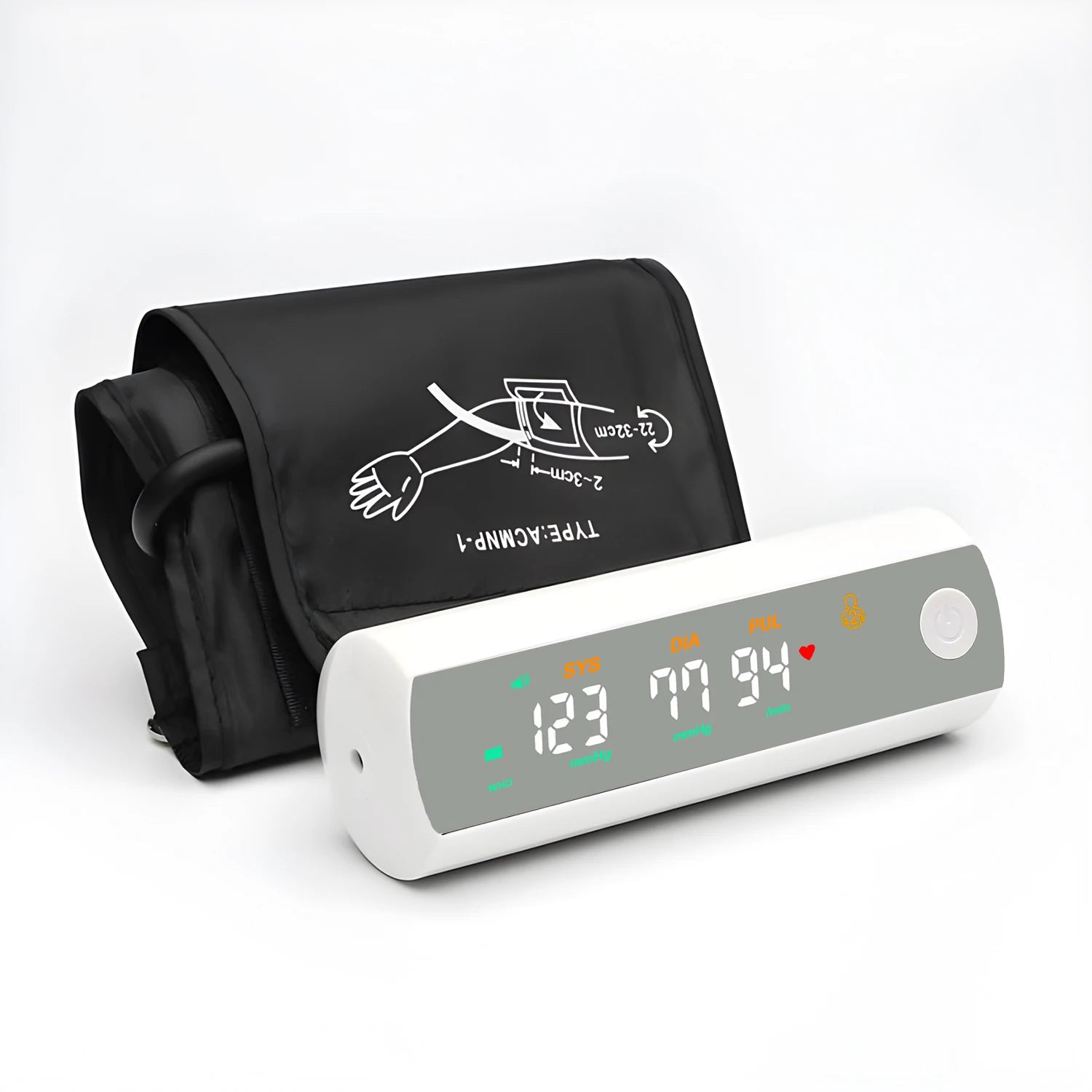 Rechargeable Battery Digitization Russian Voice LCD Large Screen Sphygmomanometer Arm Blood Pressure Monitor Tonometer
