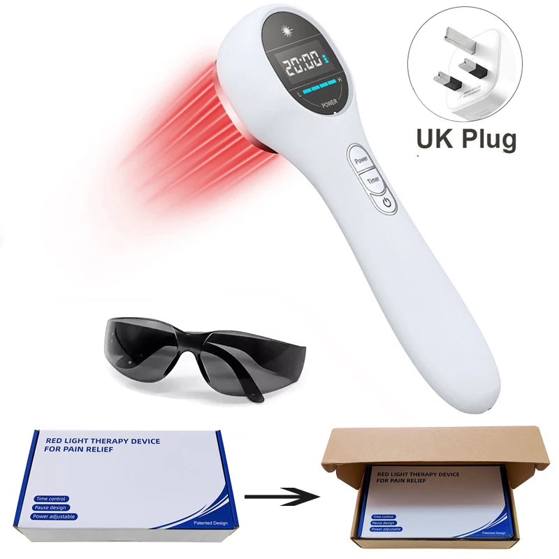 Hand-held Physical Treatment LllT Low-level Infrared Red Light Cold Laser Therapy Device For Relieve Neck Back Arthritis Pain