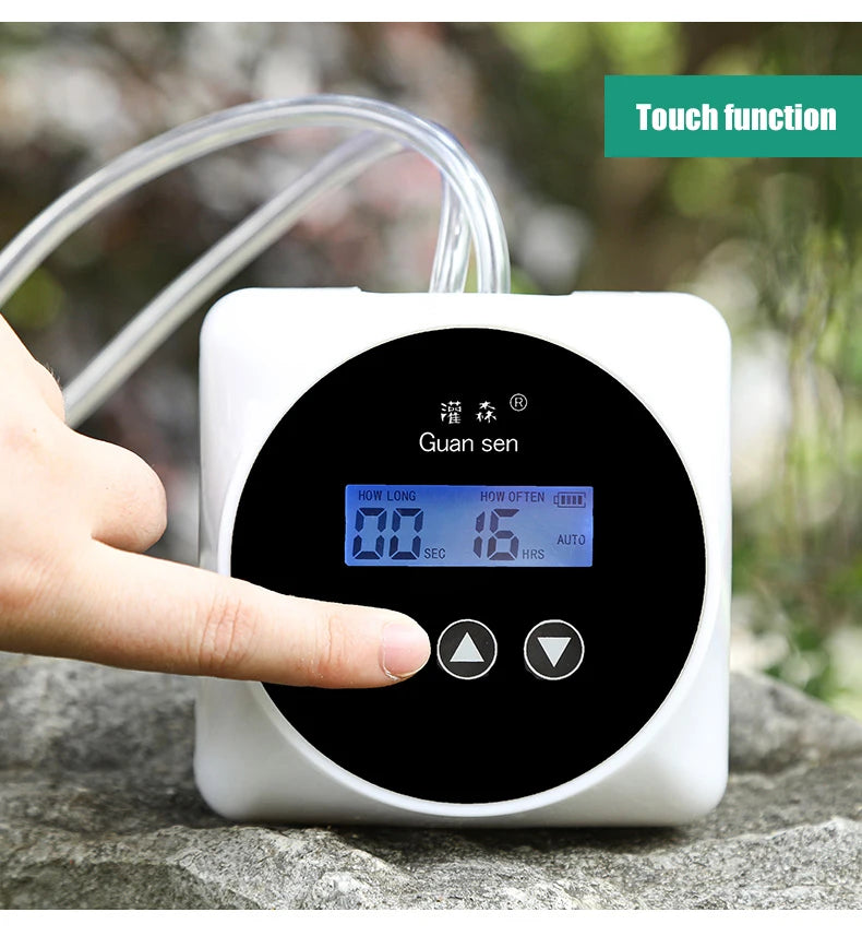 New Automatic Drip Irrigation System Greenhouse Watering Timer Garden Water Pump Controller Potted Plant Watering Device Set
