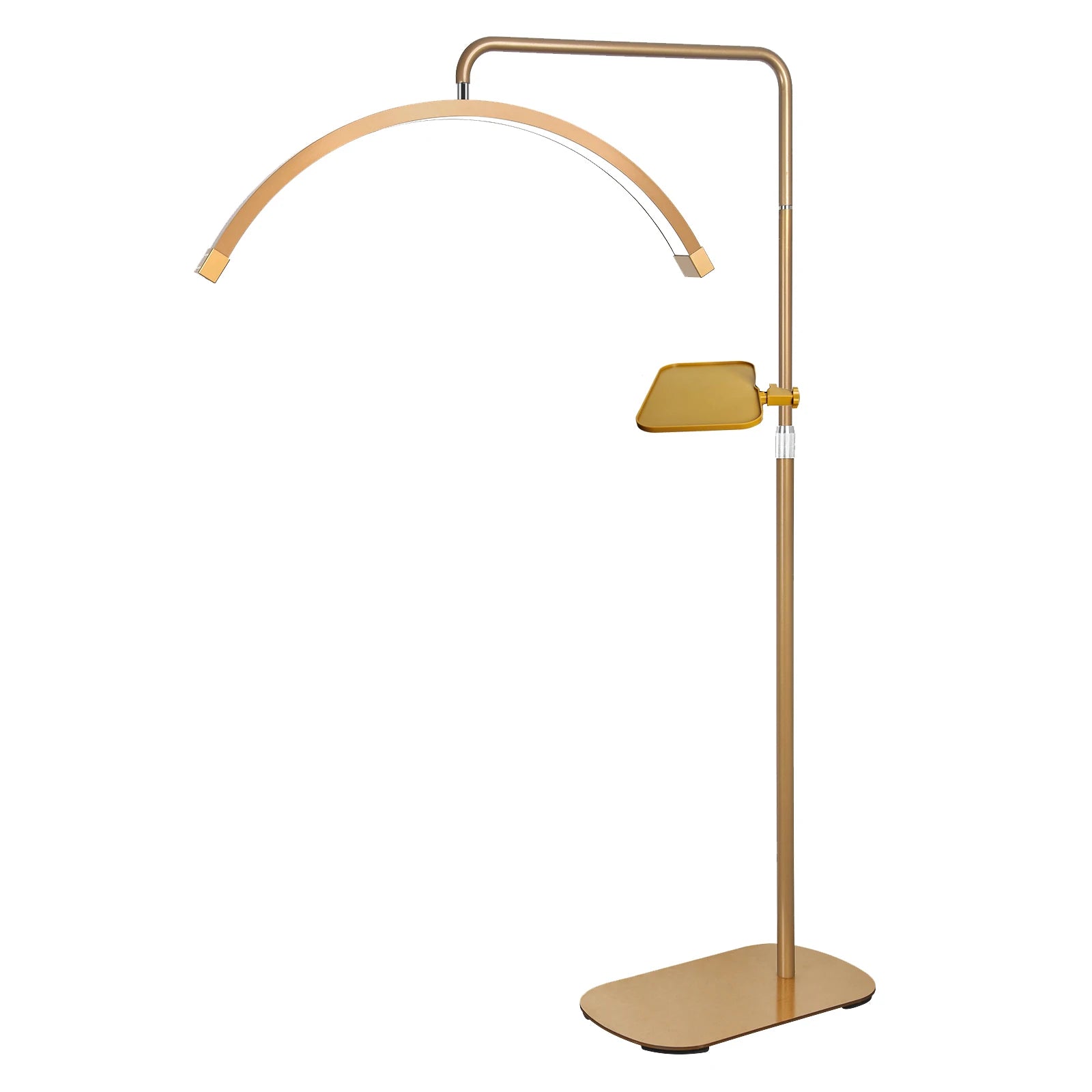 Half Moon LED Lash Light with Floor Stand - Adjustable Beauty Lamp Tidesmit