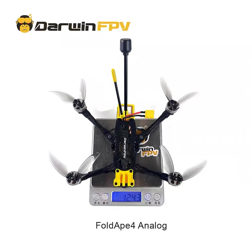 FoldApe4 Folding FPV Drone - 4-Inch Long Range Quadcopter BNF Tidesmit