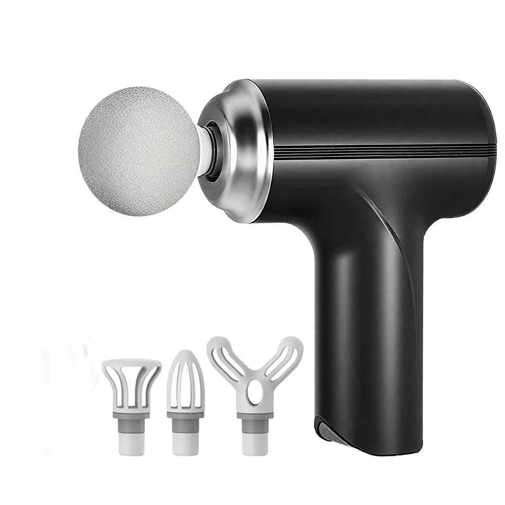 Portable Fascia Gun - 6-Speed Deep Tissue Massager for Muscle Recovery Fascia Gun black Tidesmit