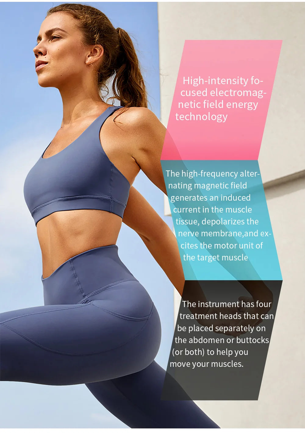 EMS Body Sculpt Machine - Professional Muscle Toning & Fat Reduction Fascia Gun Tidesmit