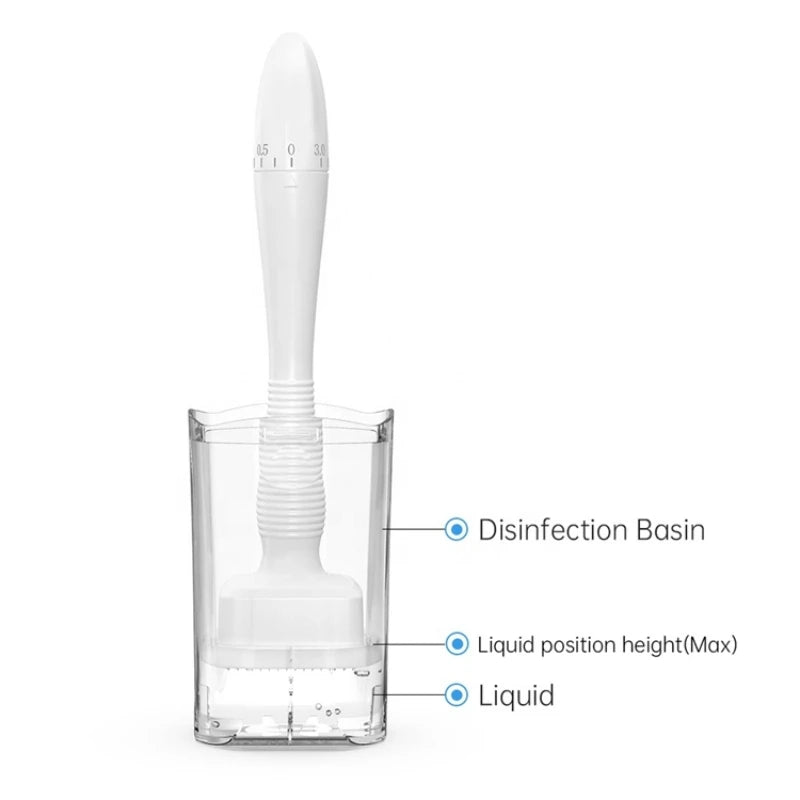 Adjustable Derma Stamp 140 Pins for Beard and Scalp Health Body Shaping Massage Equipment Tidesmit