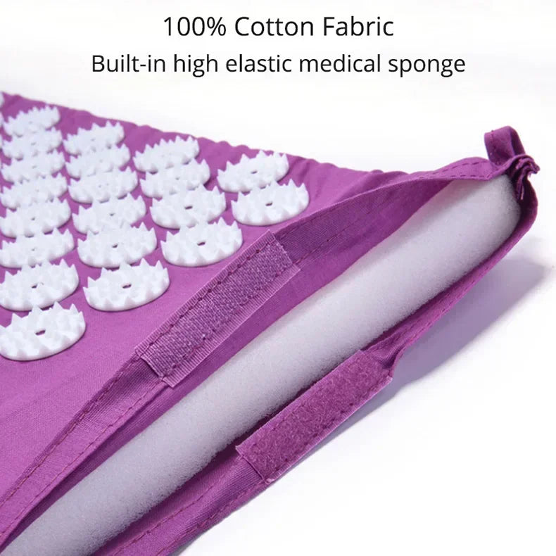 1PC/SET Massager Cushion Acupressure Mat Pillow Relieve Stress Back Pain Massage for Acupuncture Yoga Muscle Relaxation