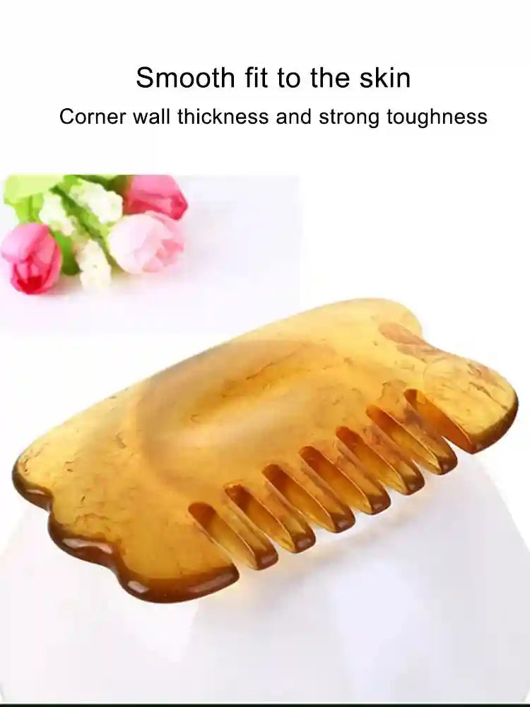 Gua Sha Scraping Tool Set 6-in-1 Face Body Massage Kit - Amber Eye Massage Instrument Tidesmit