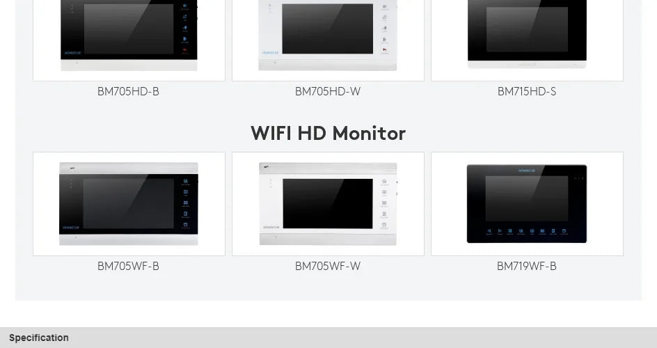 4 Wire Waterproof Doorbell Camera B10AF-B Password RFID Access for HOMSECUR WIFI FHD 1080P Video Doorphone Intercom