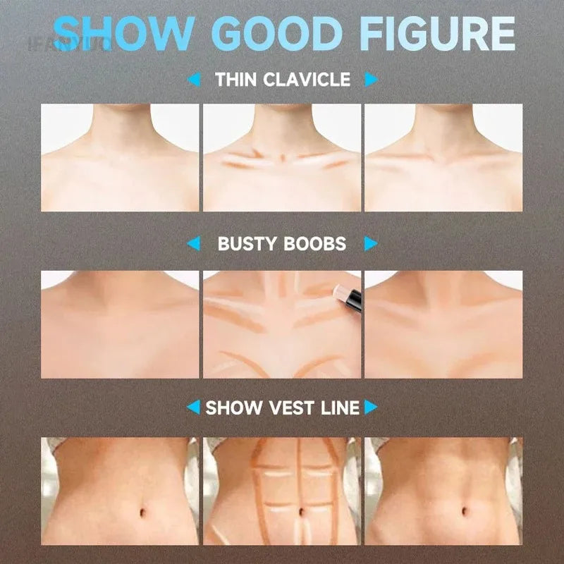 Tidesmit double-ended contour stick showing creamy texture and shade blendability for full coverage face makeup