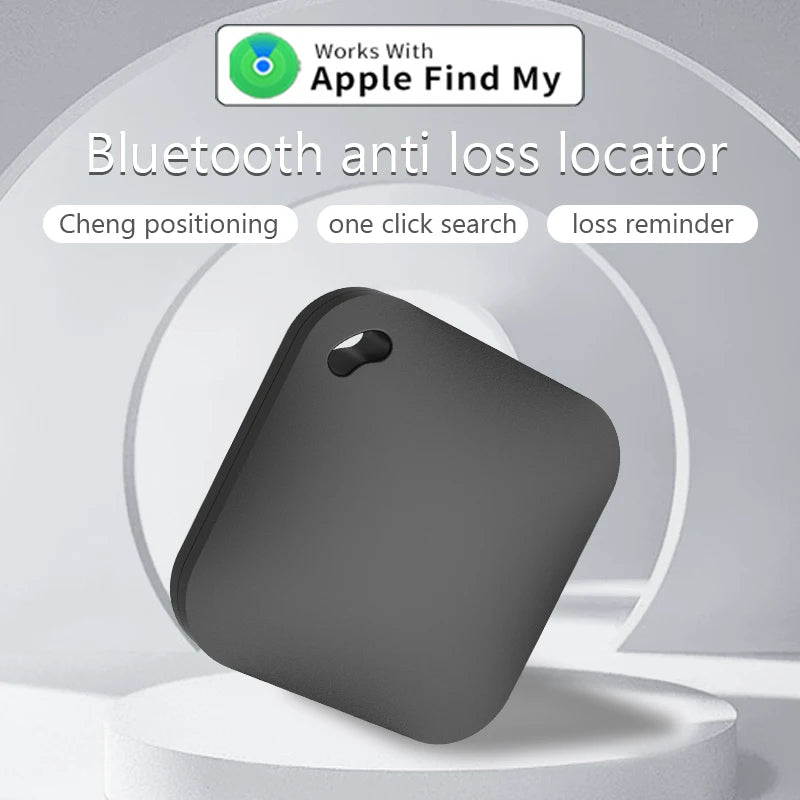 Bluetooth GPS Tracker for Apple Find My, Anti-Lost Tag - Black Tidesmit