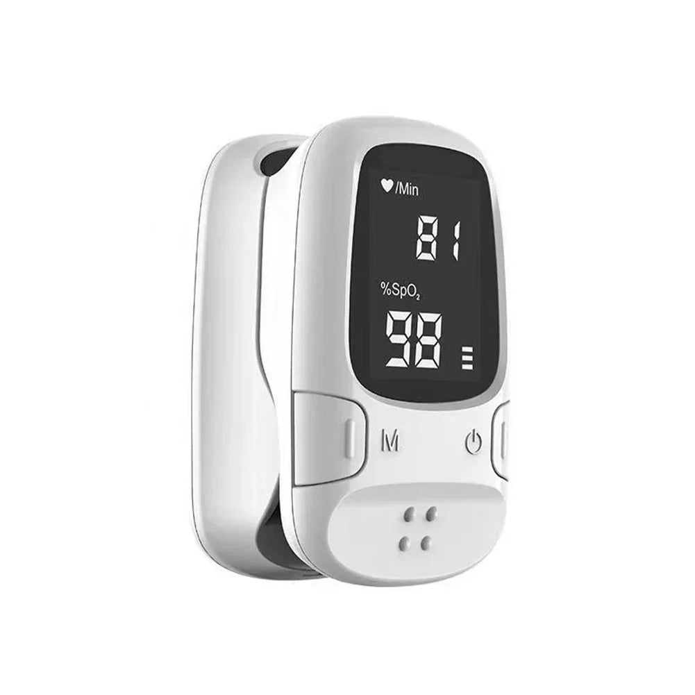 Finger Pulse Oximeter OLED Blood Oxygen Saturation Heart Rate Monitor Oxymeters Medical With Respiratory Digital Oximeter