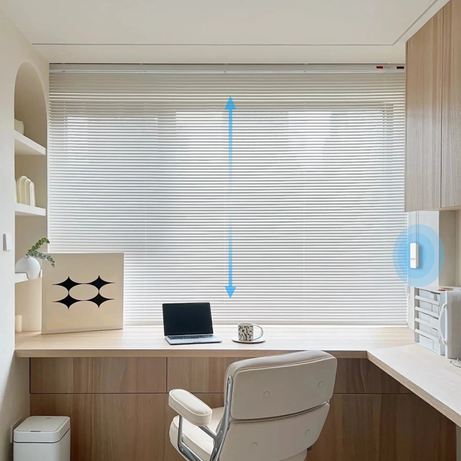 Smart WiFi Roller Shade Drive Motor Kit - App & Voice Control Tidesmit