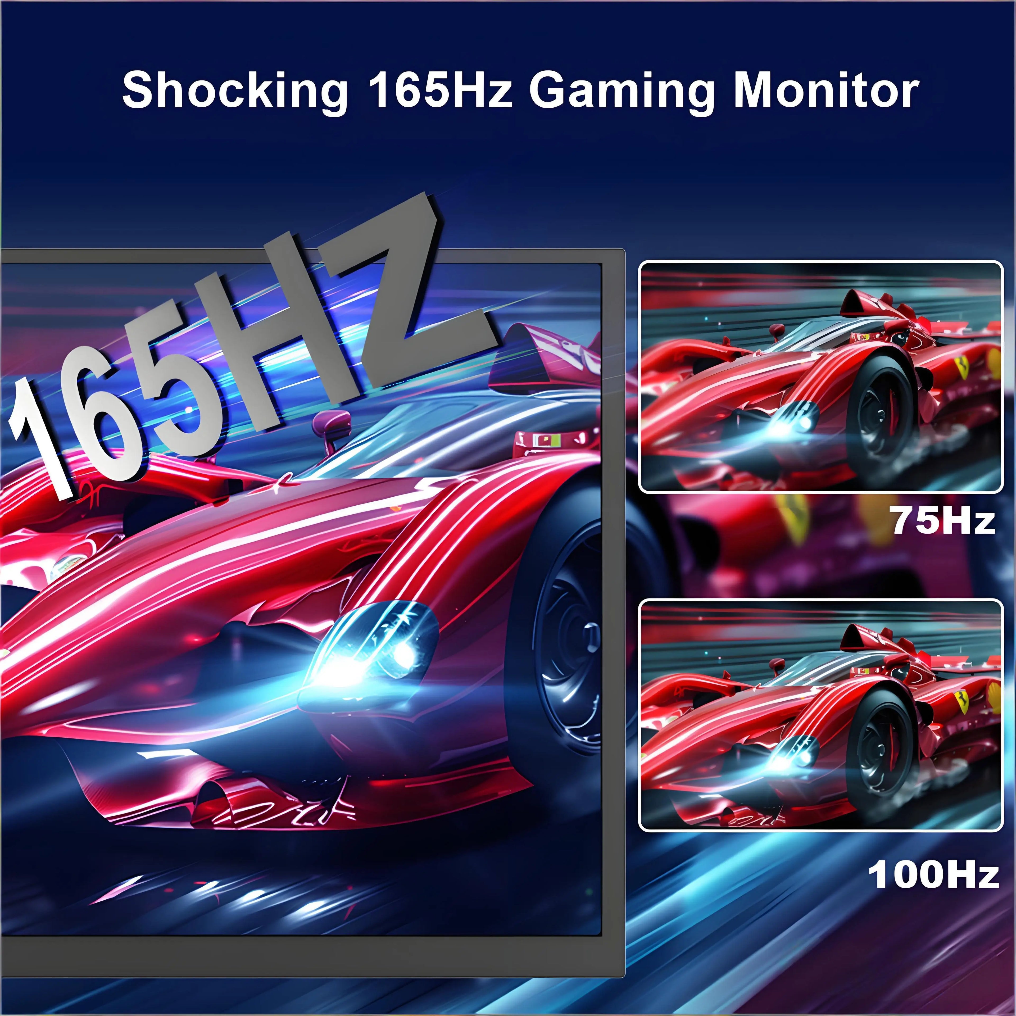 SIBOLAN 24.5" 165Hz Touch Portable Gaming Monitor Non-touch Optional 2560*1440P External Display TYPE-C HDMI for Laptop Mini PC