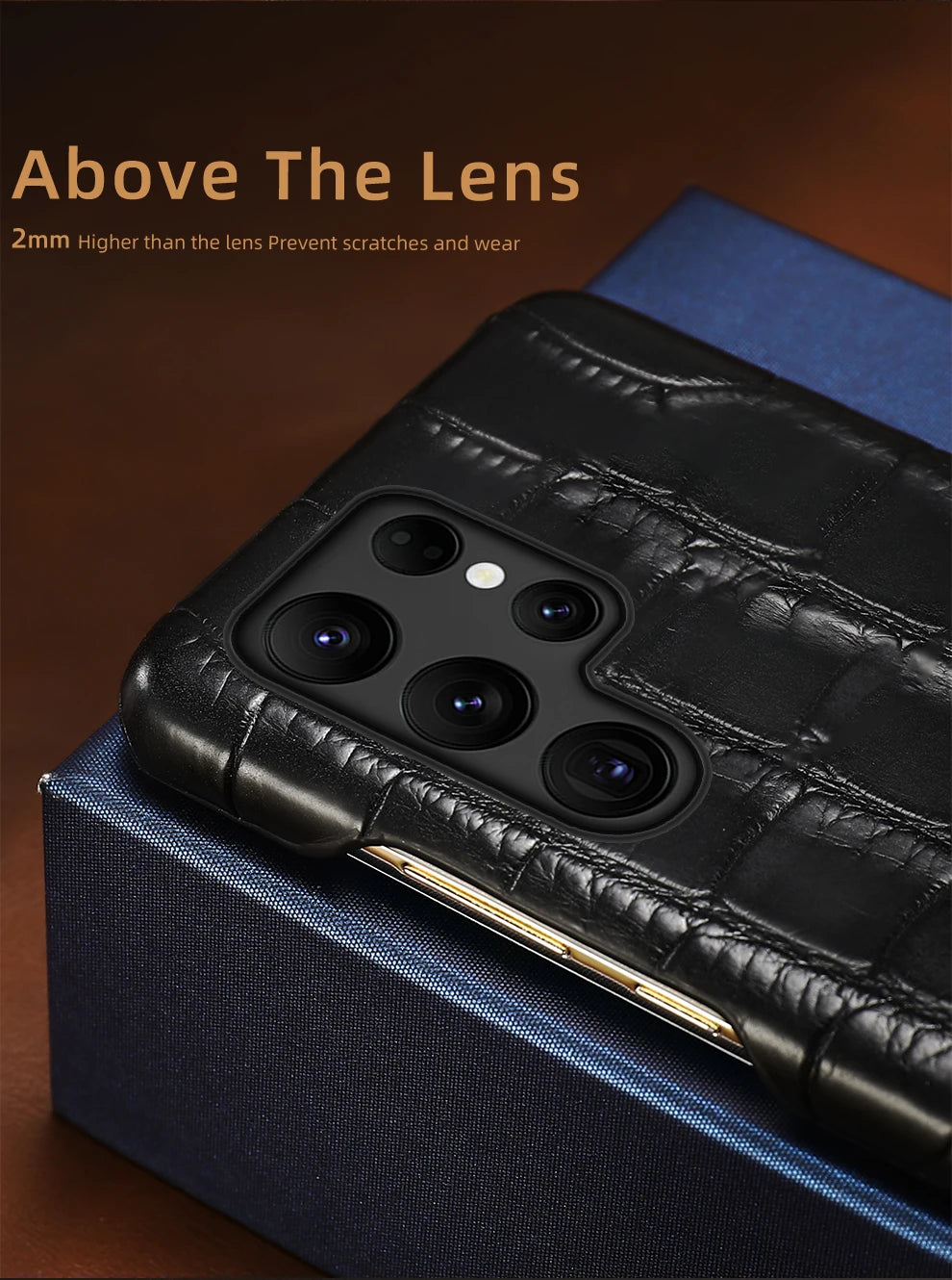 Samsung Galaxy S25 Ultra Leather Case - Slim Military-Grade Protection Tidesmit