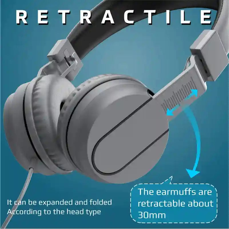 Wired Gaming Headset with Mic - Stereo Bass Over-Ear KN01 Series Tidesmit