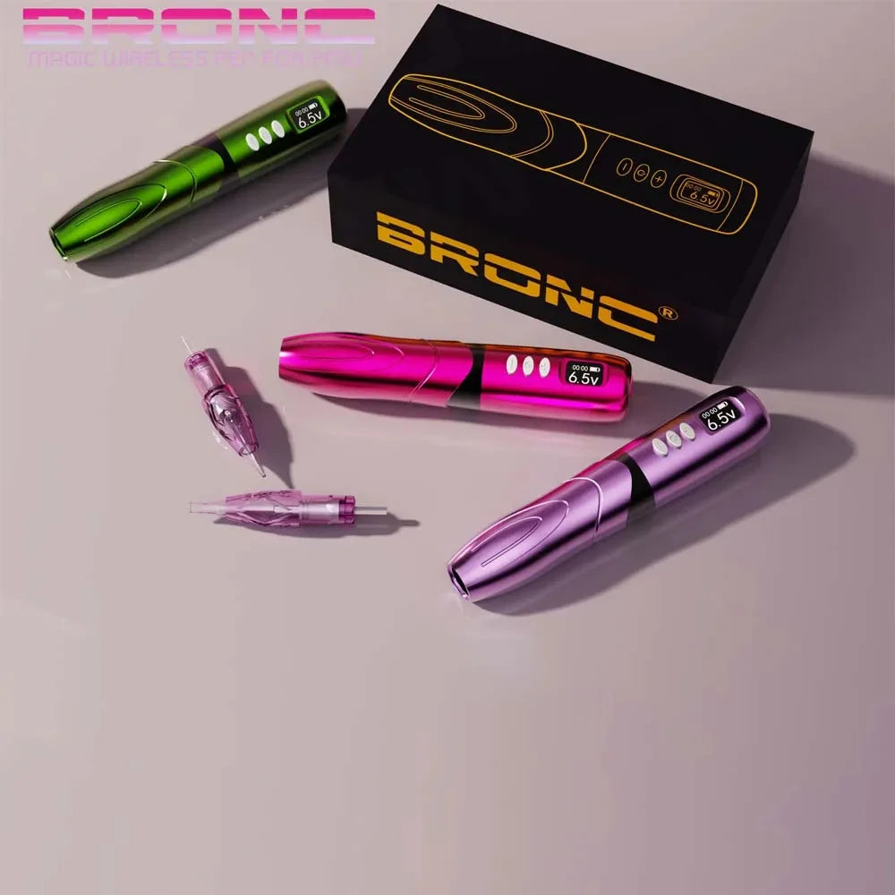 Wireless PMU Machine Tattoo Pen - Professional Microblading Device (Amy Green) Permanent Makeup Machines Tidesmit