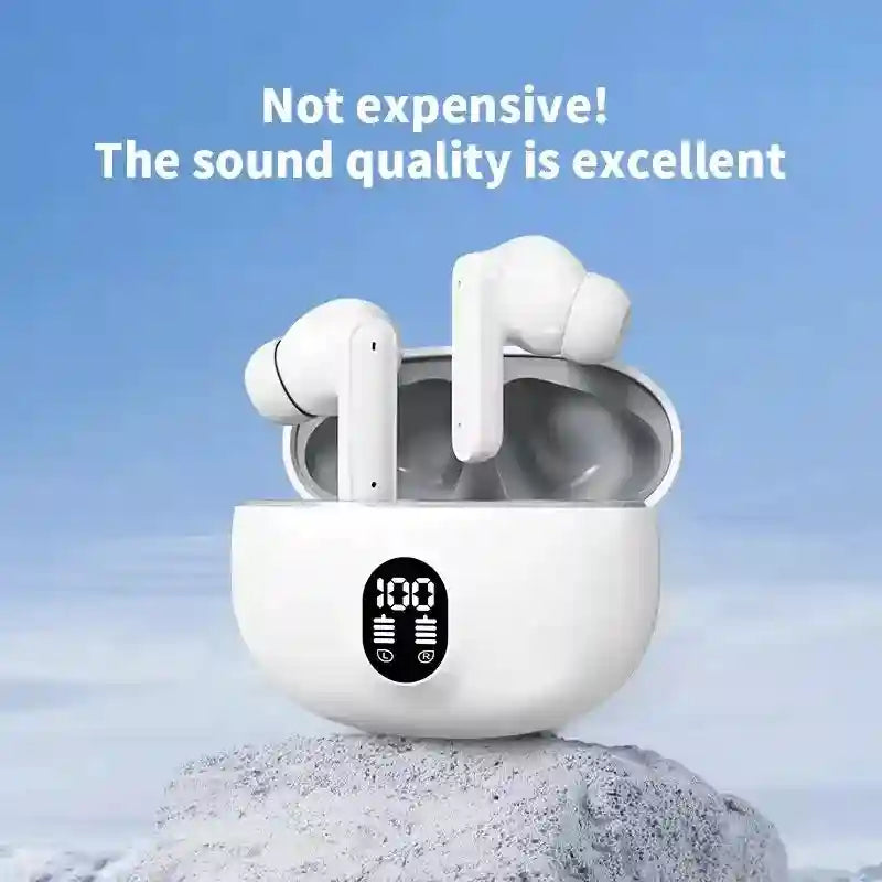 Wireless Bluetooth Earbuds with Digital Display | Tidesmit Audio Tidesmit