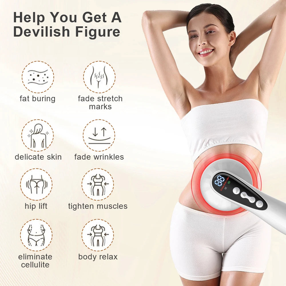 Electric Abdominal Massager: Portable Wellness Device for Body Sculpting Relaxation Treatment Tidesmit