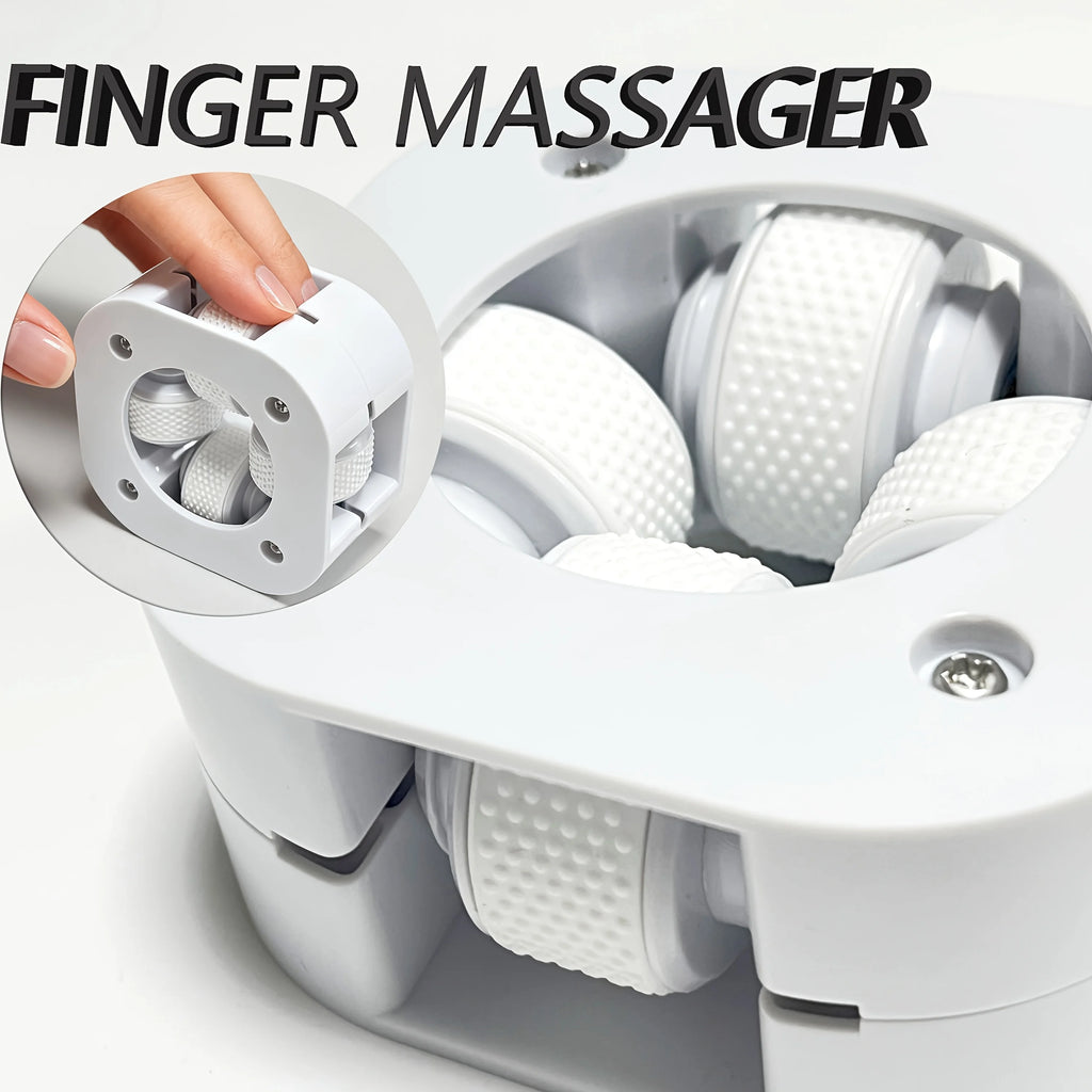 Hand Joint Massager for Finger Relief - Manual Four-Wheel Wellness Tool Back Massage Instrument Tidesmit