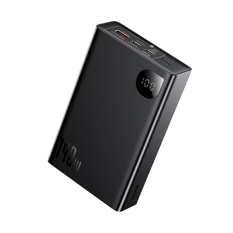 Tidesmit 140W Fast Charging Power Bank - 24000mAh High Capacity Battery 140W Black 20001mAh-25000mAh Tidesmit
