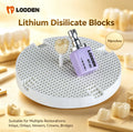 Lodden 10PCS Lithium Disilicate C14 Dental Glass Ceramic Blocks CAD CAM Sirona Cerec Block HT LT MT Lab Veneer Dentist Materials