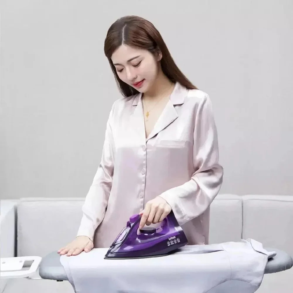 Tidesmit Lofans YD-012V cordless steam iron showing the 280ml water tank and fast warm-up steam function