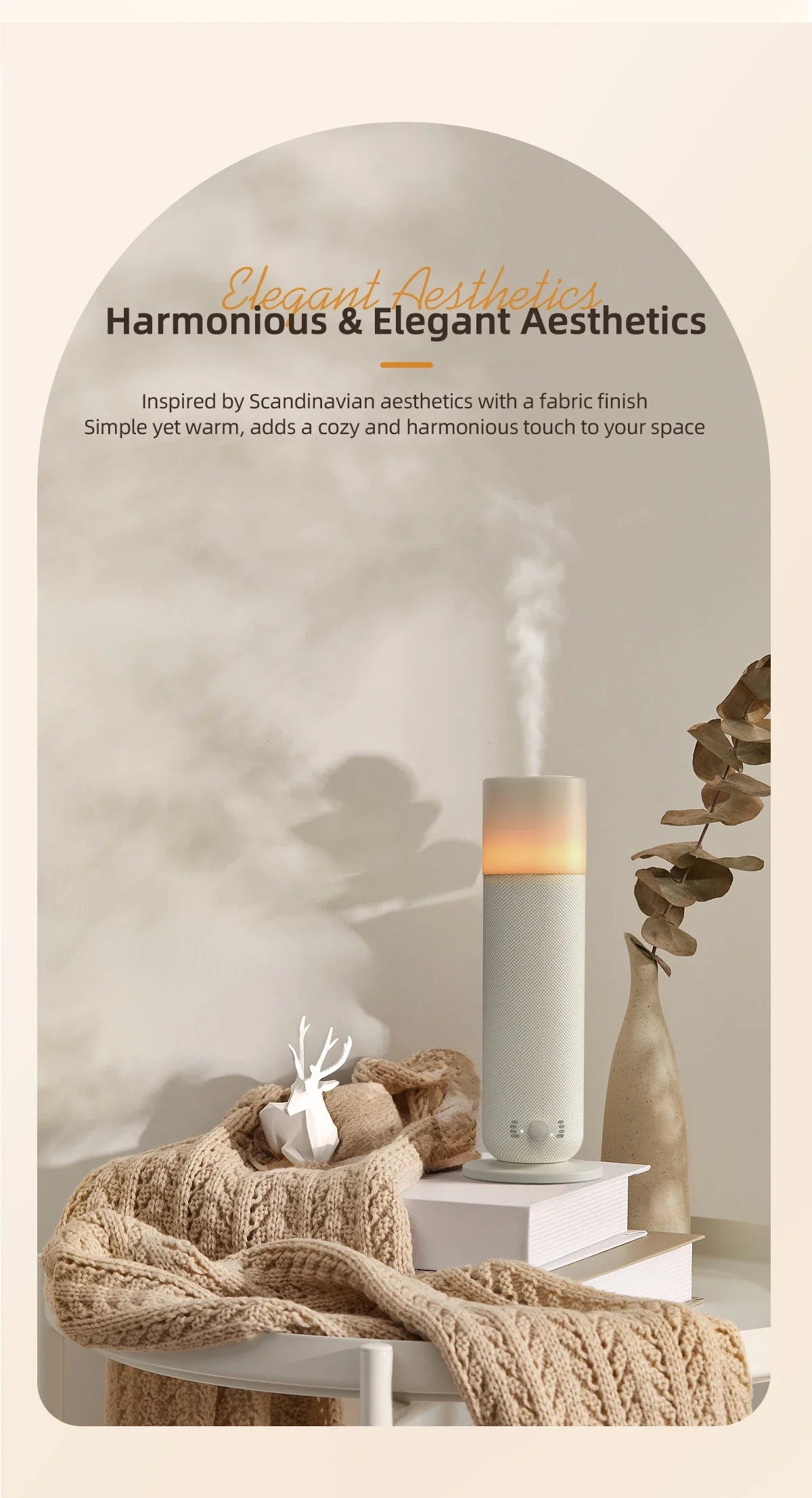 Smart Electric Aroma Diffuser Air Humidifier for Home Scent Diffuser air Freshener  Bluetooth Waterless Essential Oil Diffuser