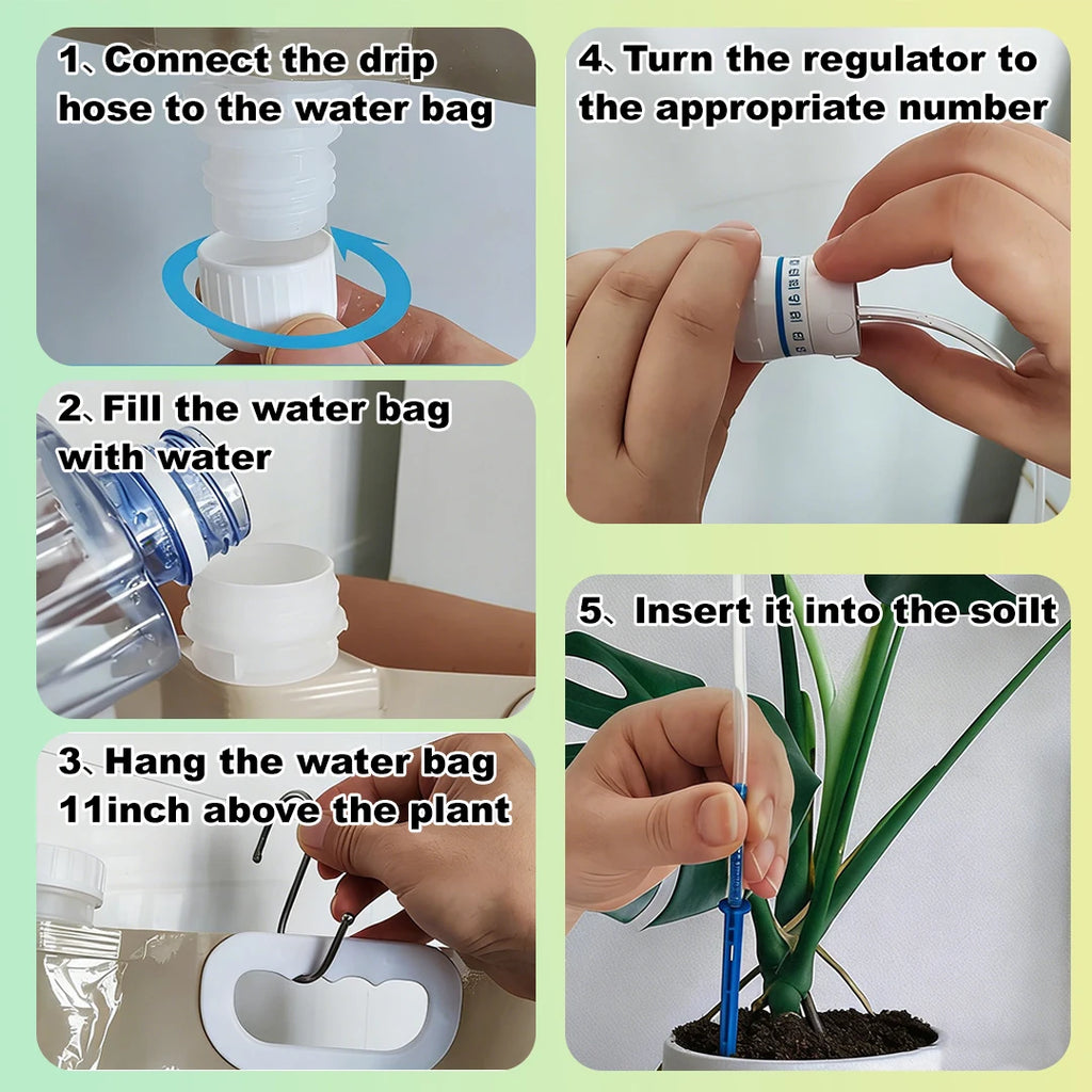 Gardening Automatic Watering Bag, Adjustable Water Volume, Large Capacity, Automatic Watering for 15 Days, Garden Tool