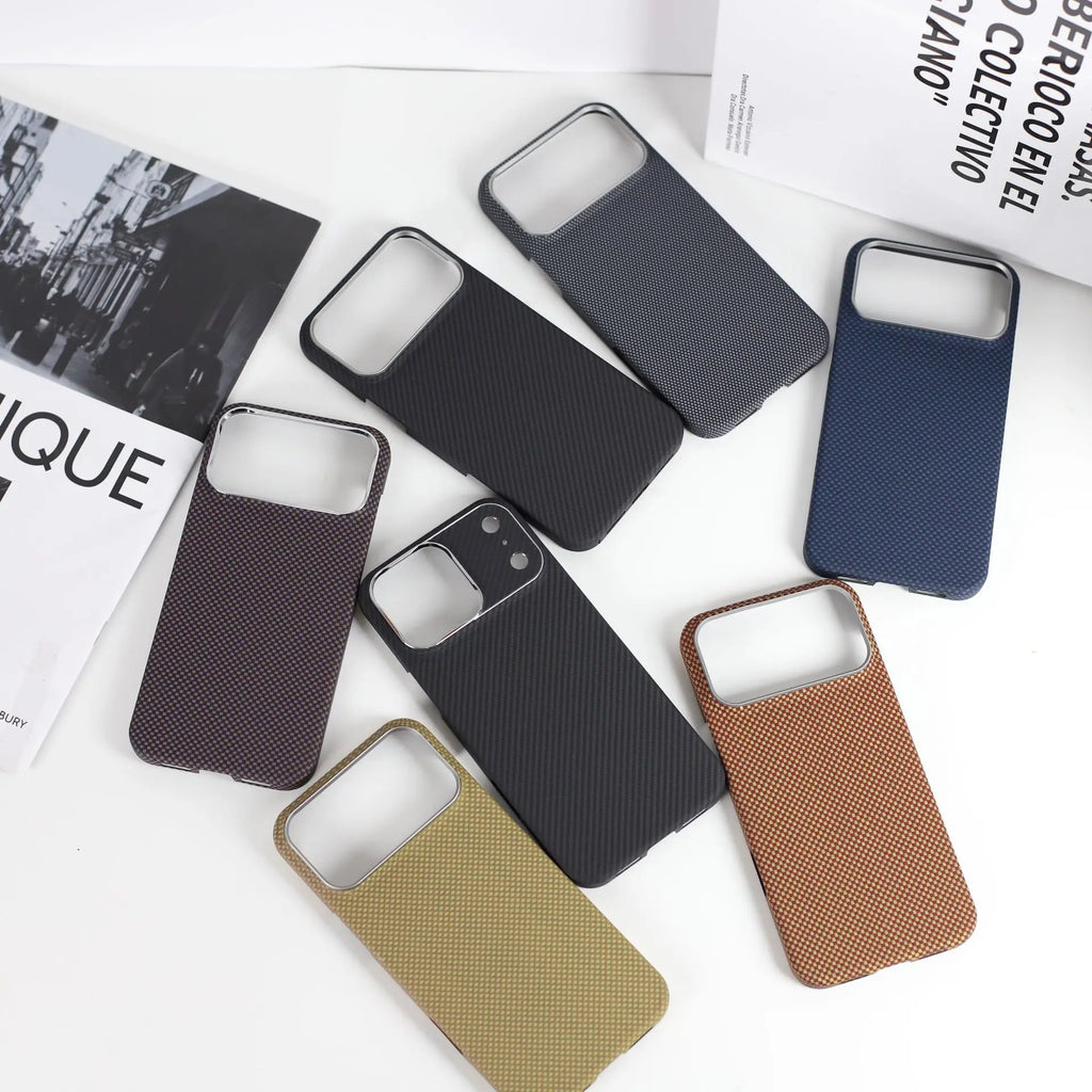 iPhone 17 Pro Max Aramid Fiber Case - Slim Military-Grade Protection Tidesmit