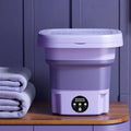 Tidesmit portable foldable washing machine with spin dryer for delicate laundry like socks and underwear side view 9