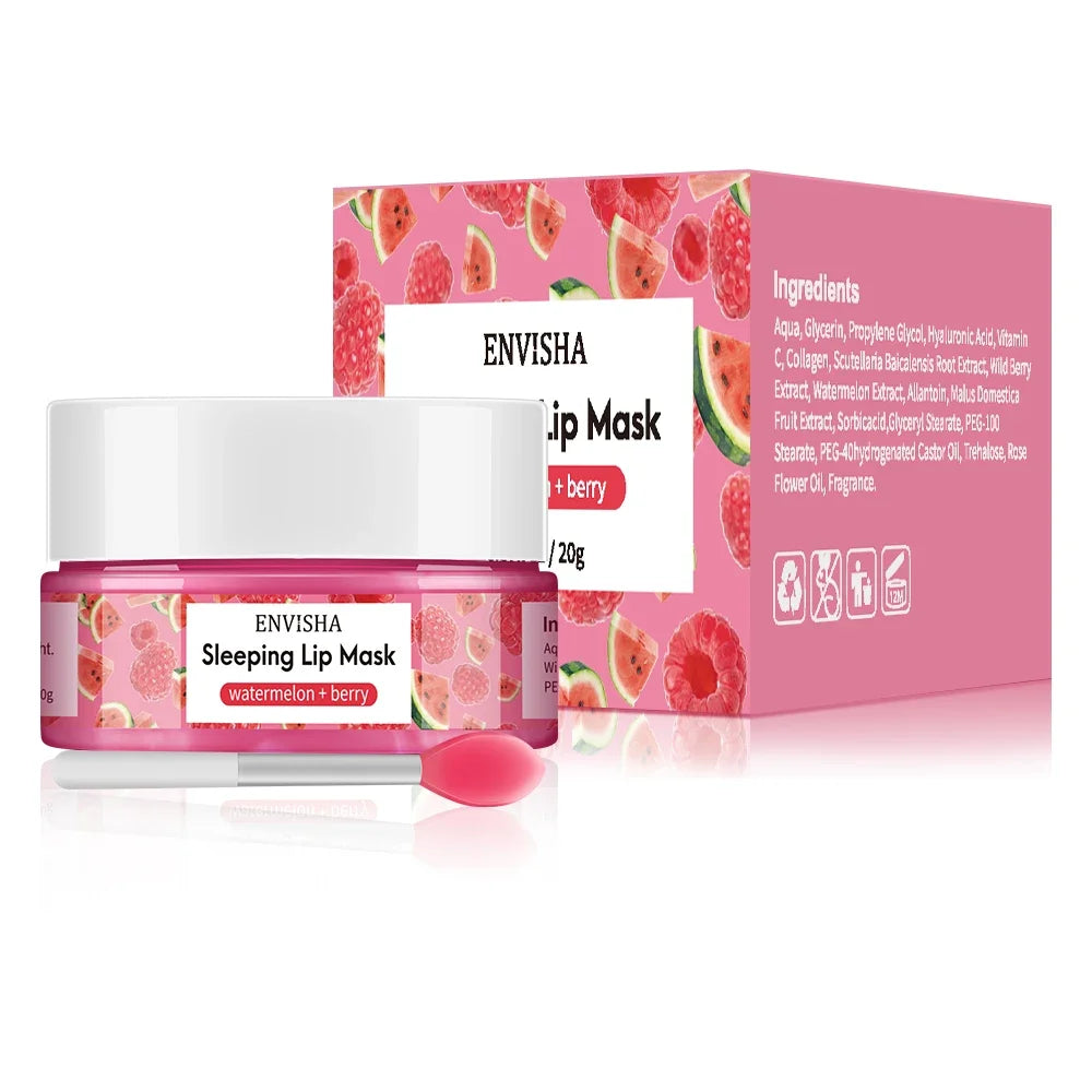 Lip Sleeping Mask – Hydrating Balm for Smooth, Nourished Lips Lip Care Watermelon mask Tidesmit
