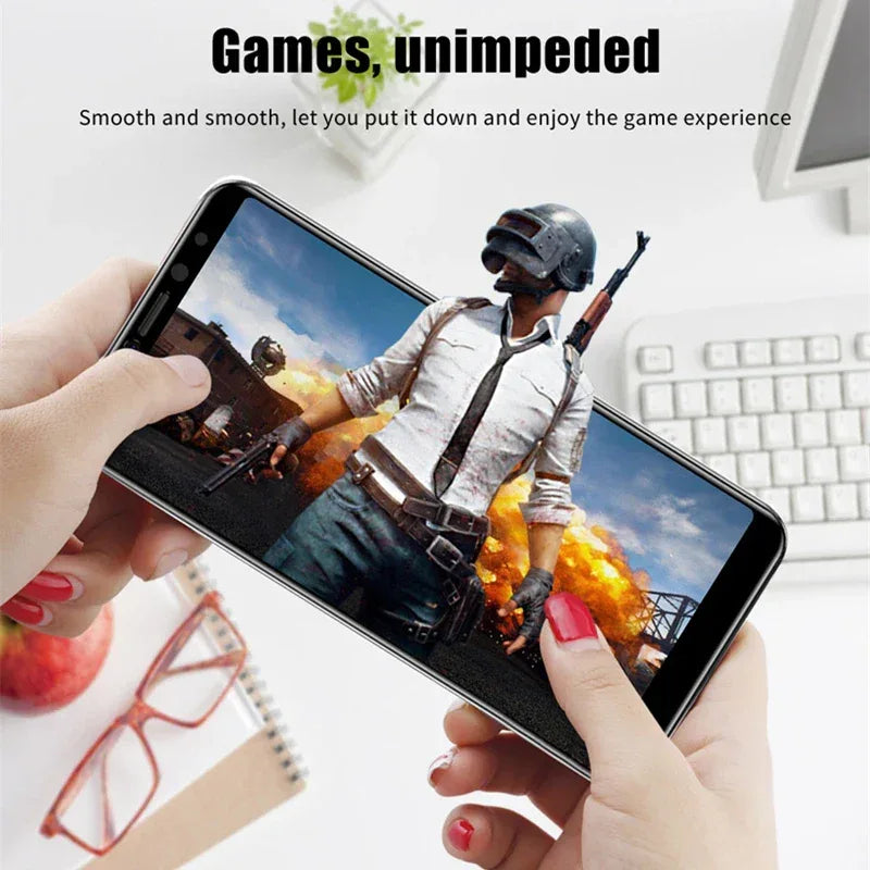 Samsung Galaxy A55 Screen Protector - 9H Tempered Glass 4-Pack Tidesmit