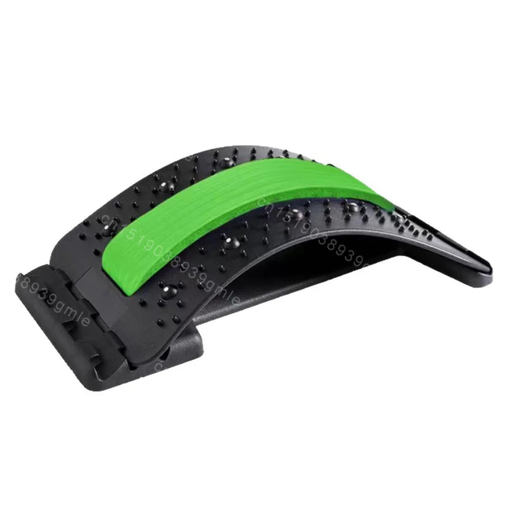 Adjustable Back Stretcher Lumbar Support Massager for Muscle Relief Massage Chairs Green Tidesmit
