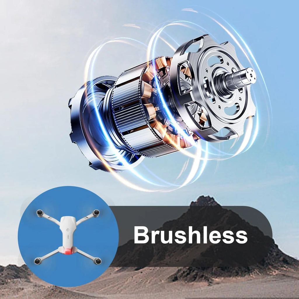 F10 GPS Camera Drone with 8K Dual Lens - Foldable Brushless Design Tidesmit