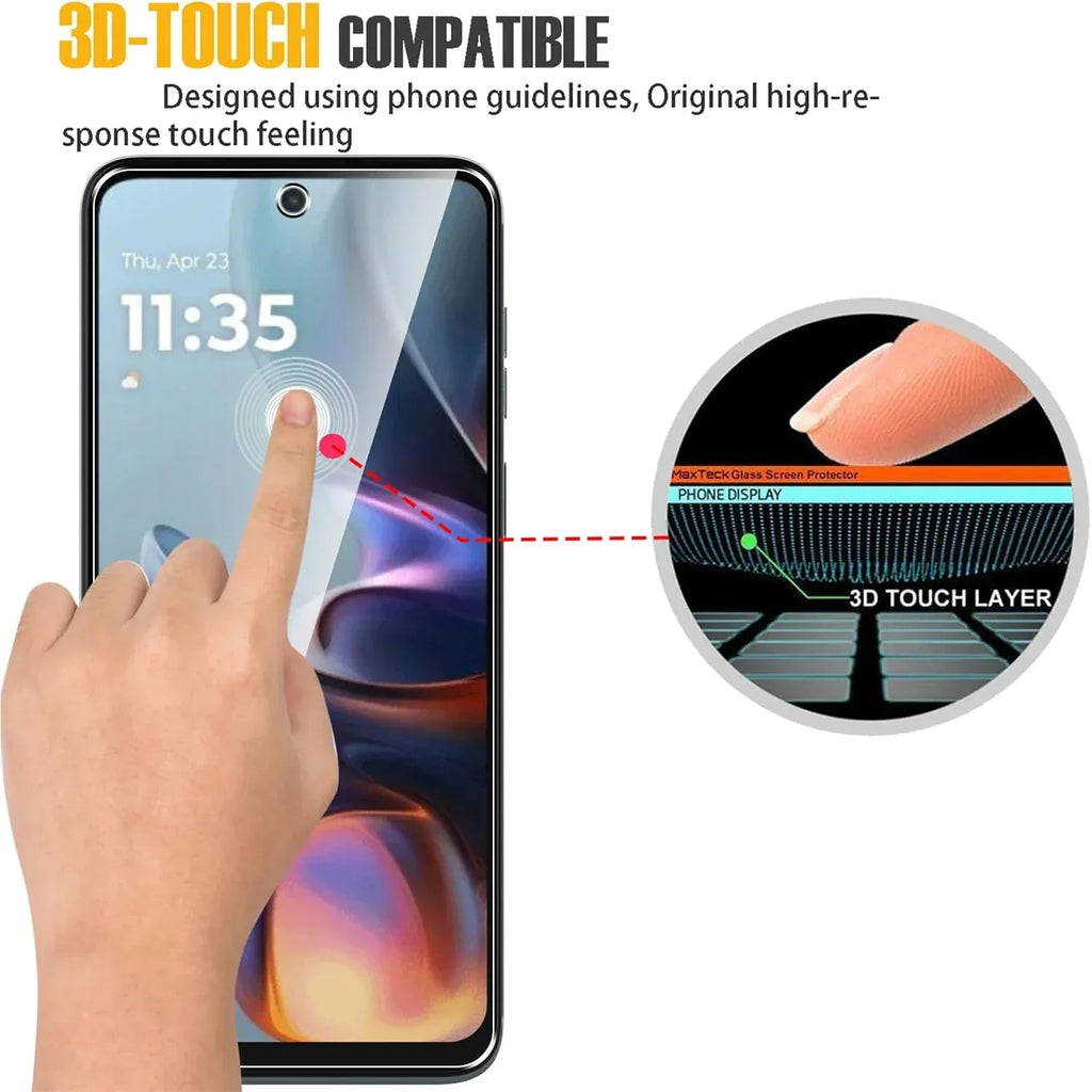 Motorola Moto G05 Screen Protector - 9H Tempered Glass 3 Pack Tidesmit
